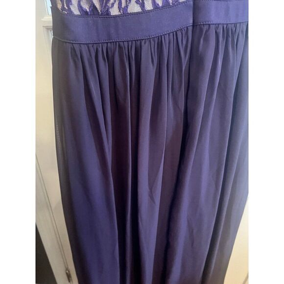 Beige Eci Prom Dress Maxi Gown 4 Purple Fairy Goth Y2K 90S Lace.     Ii - Picture 6 of 7